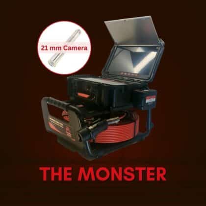 Monster 21mm HD Drain Camera - Ideal for 90mm - 150mm Pipes