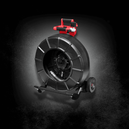 Milwaukee 18V 60m (200′) Cordless Mid-Stiff Pipeline Inspection Reel (Skin Only)