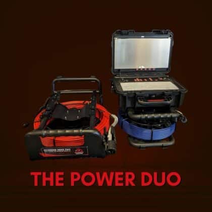 The Power Duo Drain Camera | Razorback Drain Pros NZ