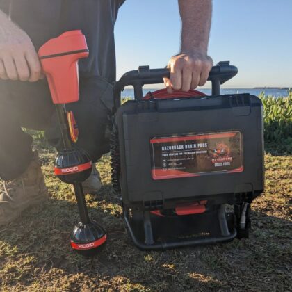 Razorback Drain Camera paired with RIDGID NaviTrack Scout Locator (3)