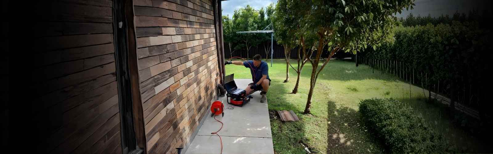 Razorback drain camera in use by a Kiwi drainage contractor, showing how modern inspection tools increase drainage business profits