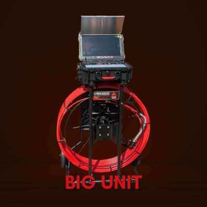 The Big Unit Drain Camera - Black Background