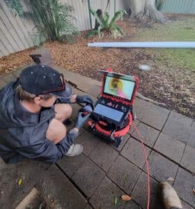 Clear Footage of Drain Pipe Using Razorback Drain Camera
