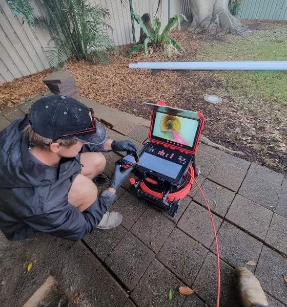 Clear Footage of Drain Pipe Using Razorback Drain Camera
