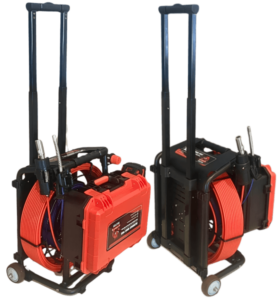 The Double P Drain Camera positioned side by side.
