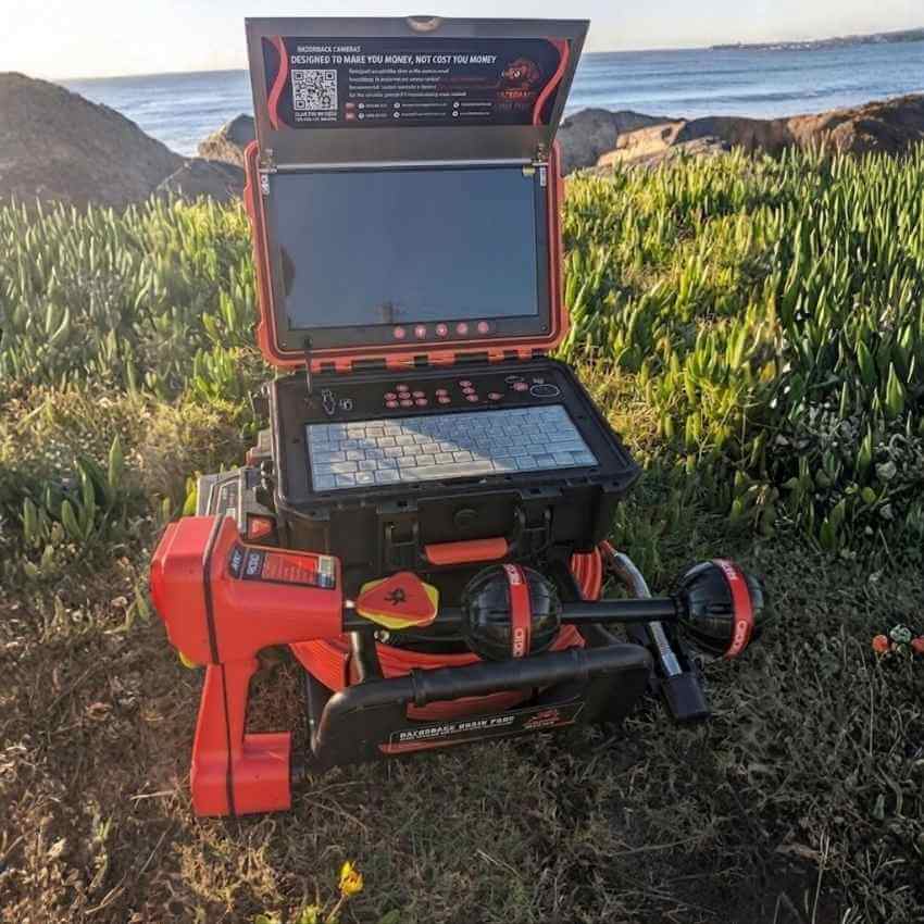 The Boar Drain Camera with Ridgid Locator on the Front