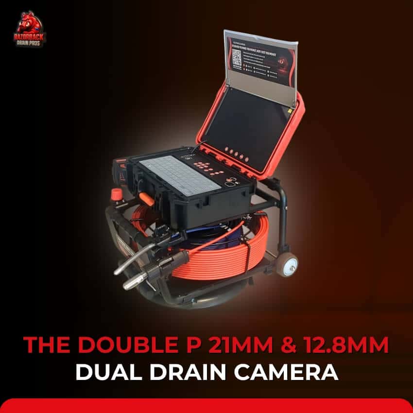The Double P 21mm and 12.8mm Dual Drain Camera for 25–150mm Pipes NZ