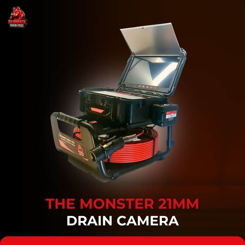 The Monster 21mm Drain Camera | Razorback Drain Pros NZ
