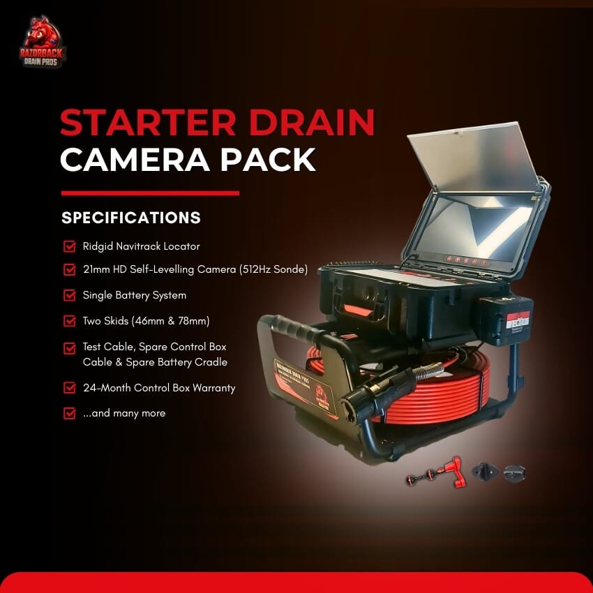 Starter Drain Camera Pack | Razorback Drain Pros NZ