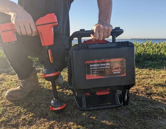 Razorback Drain Camera paired with RIDGID NaviTrack Scout Locator (3)